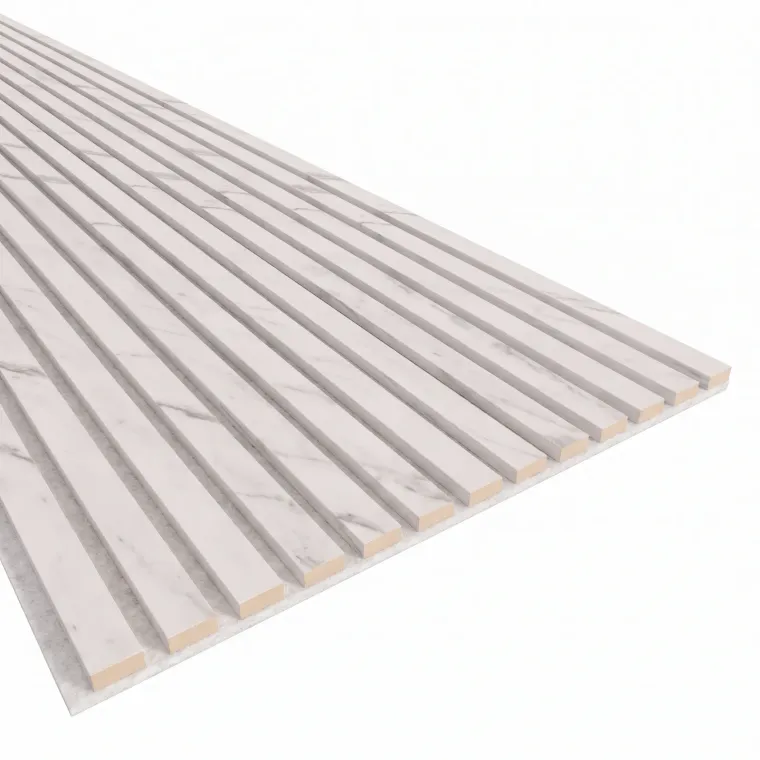Akustikpaneele Marmoroptik Weiß | 275cm x 60cm – Bild 3