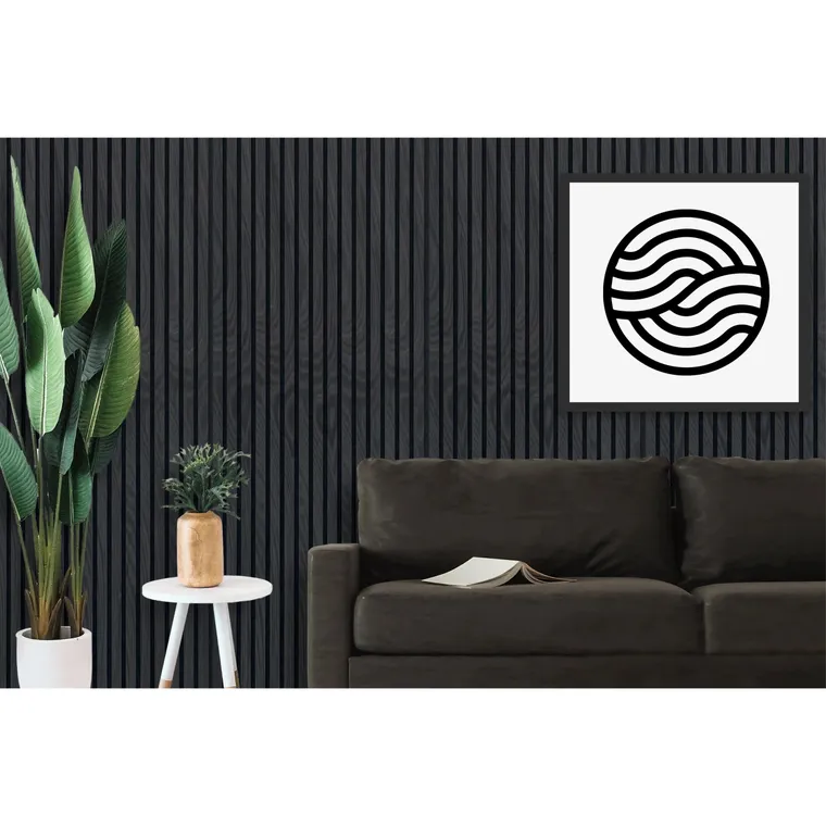 Akustikpaneel Dunkelcharme – 270 cm x 60 cm – Echtholzfurnier – Bild 4
